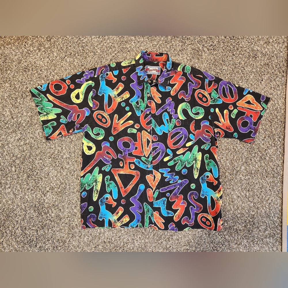 90s Sergio Button Up Shirt Men Size XL